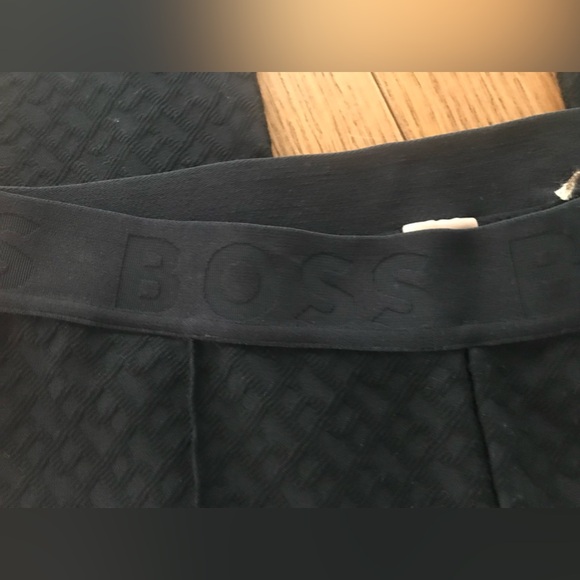 NWT Boss Women’s Extra Slim Fit Leggings in Power-Stretch Monogram Jacquard Sz M - Picture 10 of 16